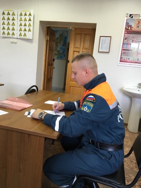 Сотрудник Центра продолжает обучение по дополнительной специальности "Комплексная подготовка спасателей"