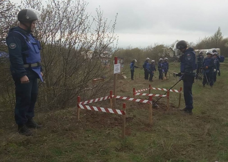 Проведение пиротехнических работ в Республике Южная Осетия