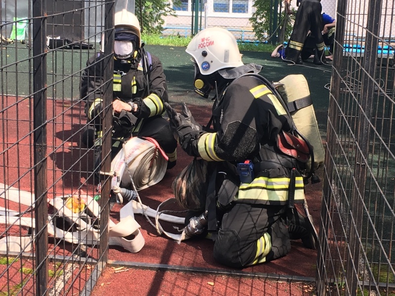Занятия по противопожарной подготовке