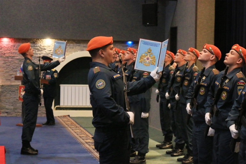  Принятие Военной присяги молодым пополнением Центра