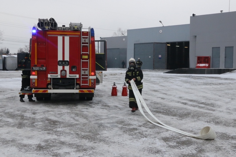  Тренировка по пожарной безопасности