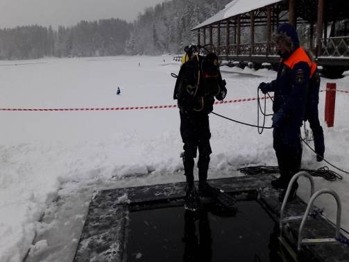 Учебно-тренировочные сборе по водолазной подготовке.