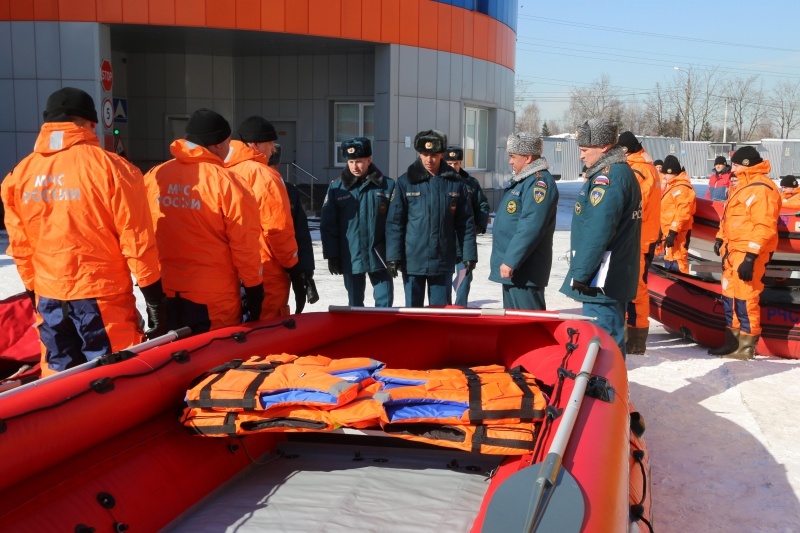 Проверка готовности сил и средств к весенним паводкам