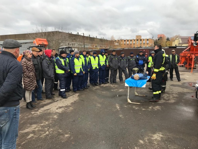 Занятия по противопожарной подготовке и оказанию первой помощи