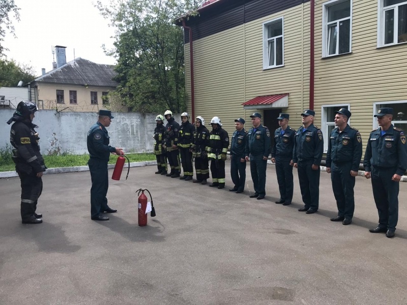 Занятия по противопожарной подготовке