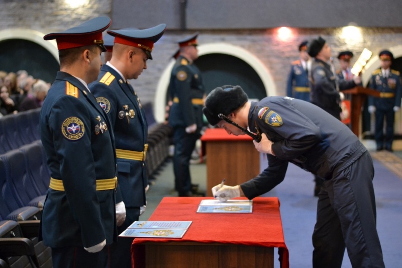 Принятие Военной присяги молодым пополнением Центра