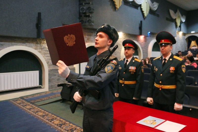 Принятие Военной присяги молодым пополнением Центра