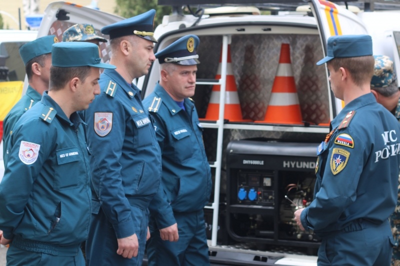 Офицеры спасательной службы МЧС Республики Армения посетили Центр «Лидер»