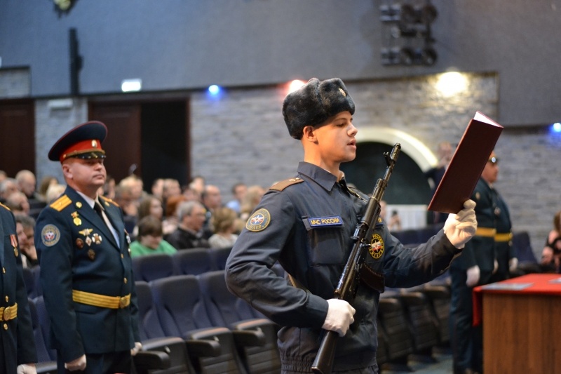 Принятие Военной присяги молодым пополнением Центра