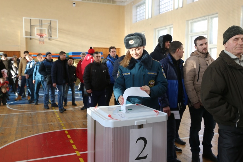 Личный состав Центра принял участие в выборах 2018