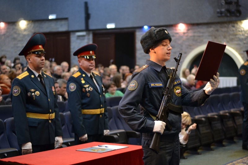Принятие Военной присяги молодым пополнением Центра