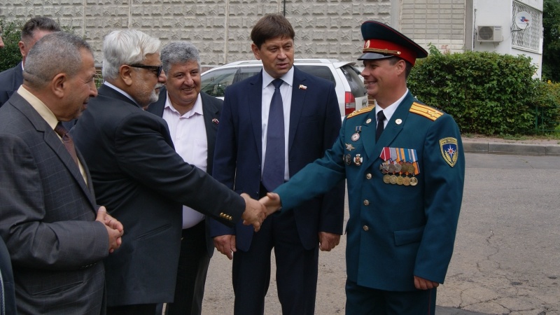 Делегация из Сирийской Арабской Республики в пос. Мосрентген