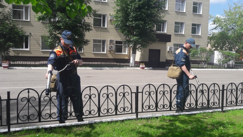Занятия с нештатными отделениями РХБ разведки 