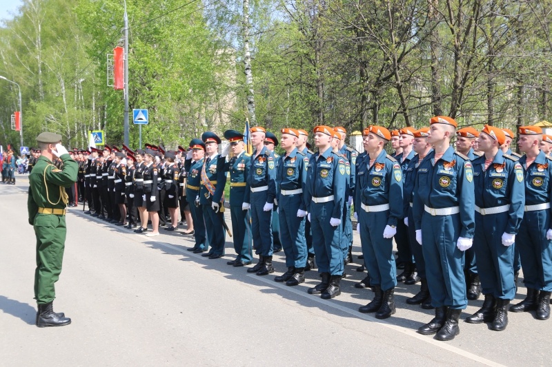 Парад Победы в пос. Мосрентген