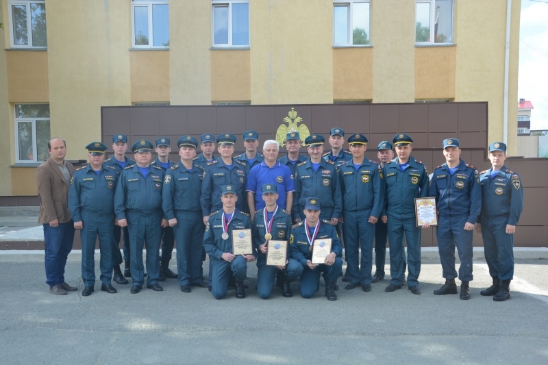 Первое место в конкурсе профессионального мастерства офицерского состава СВФ МЧС России