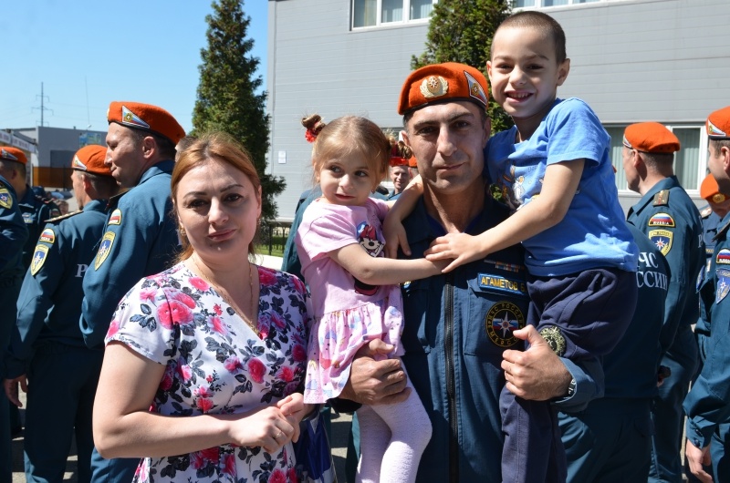 Встреча отряда из новой Москвы