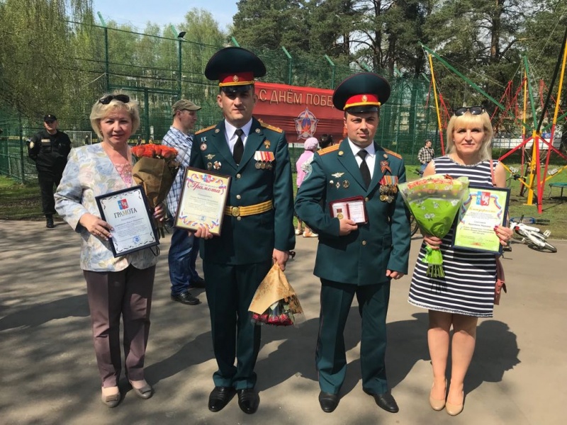Парад Победы в пос. Мосрентген