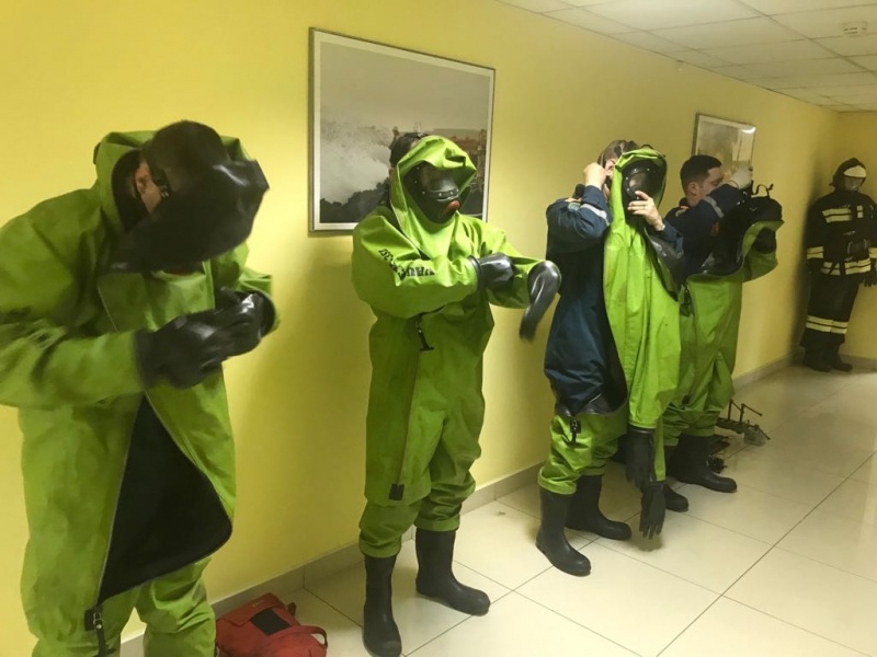 Продолжается полевой выход Управления РХБ защиты