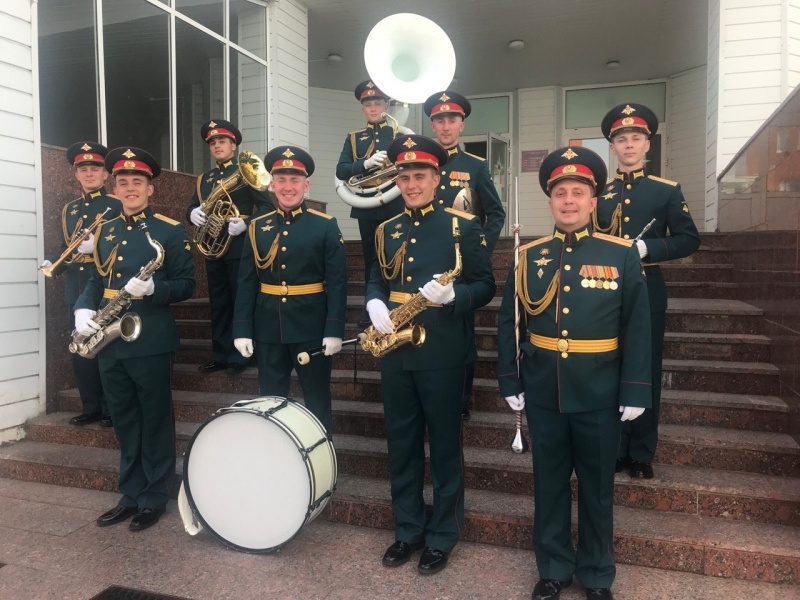 Оркестр Центра готовится к Параду Победы на Красной площади