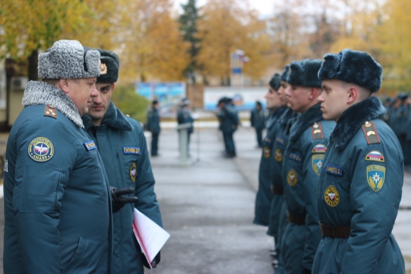 Смотр зимней формы одежды