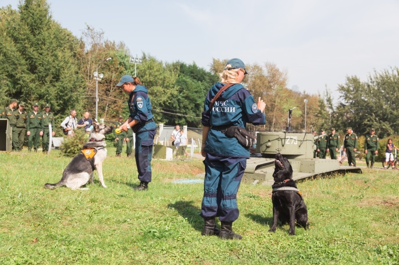 Кинологи Центра приняли участие в мероприятии, приуроченном ко Дню памяти фронтовой собаки