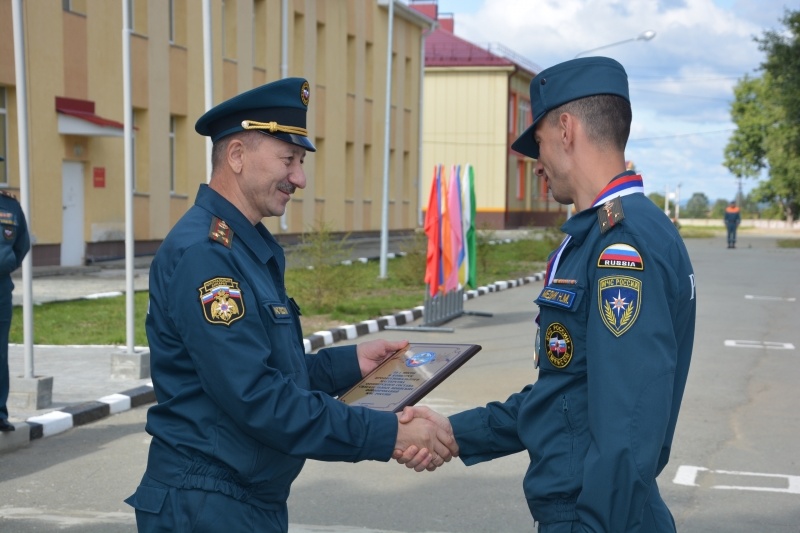 Первое место в конкурсе профессионального мастерства офицерского состава СВФ МЧС России