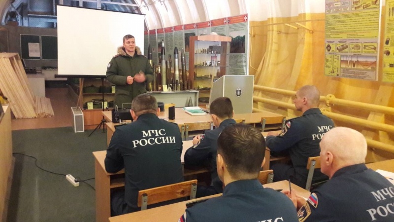 Занятия на базе Международного противоминного центра вооруженных сил РФ