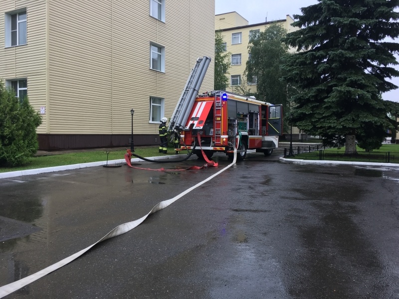 Сборы с личным составом заступающим в пожарный расчет