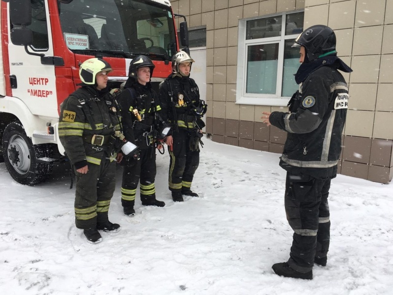 Сборы с нештатной пожарной командой