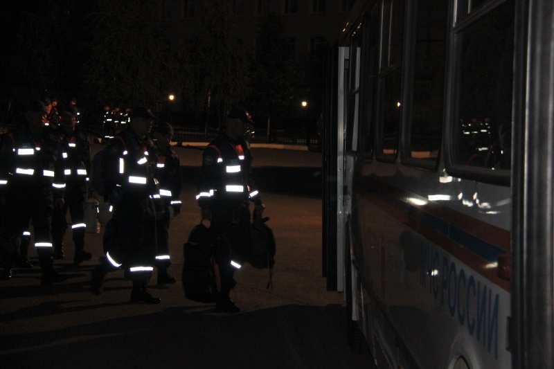 Проводы отряда, убывающего в Республику Казахстан