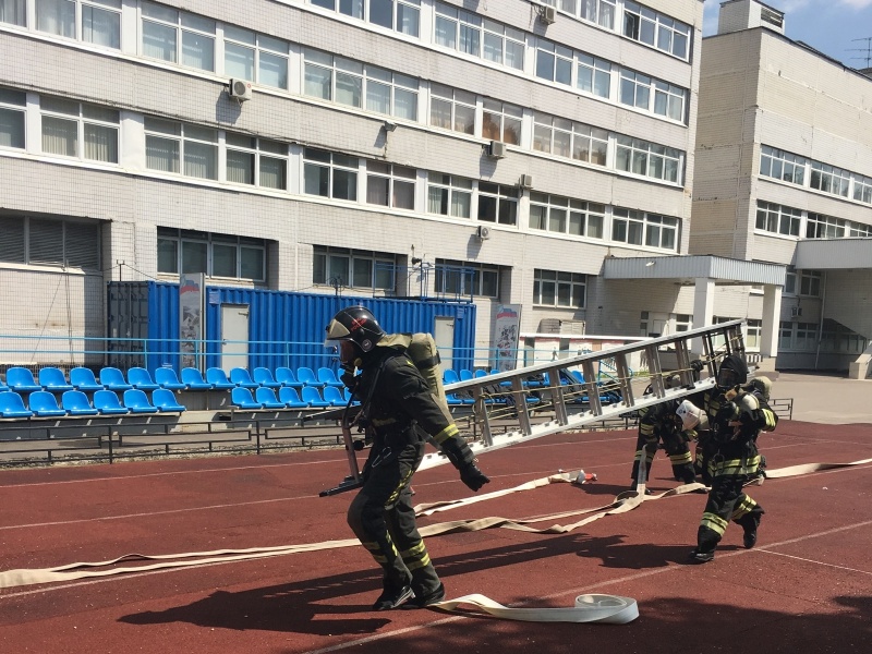 Продолжаются занятия по противопожарной подготовке