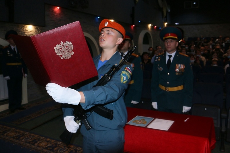 Принятие Военной присяги молодым пополнением Центра