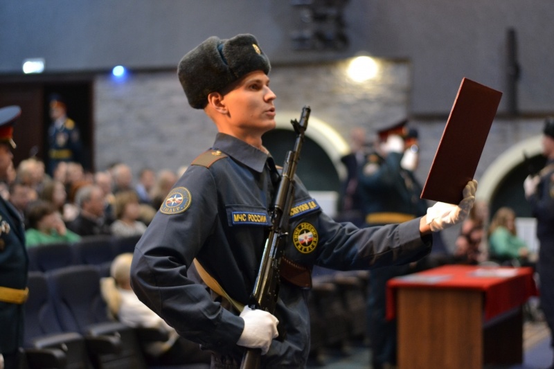 Принятие Военной присяги молодым пополнением Центра