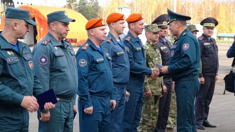 Спасатели Центра «Лидер» приняли участие в учениях в Республике Беларусь
