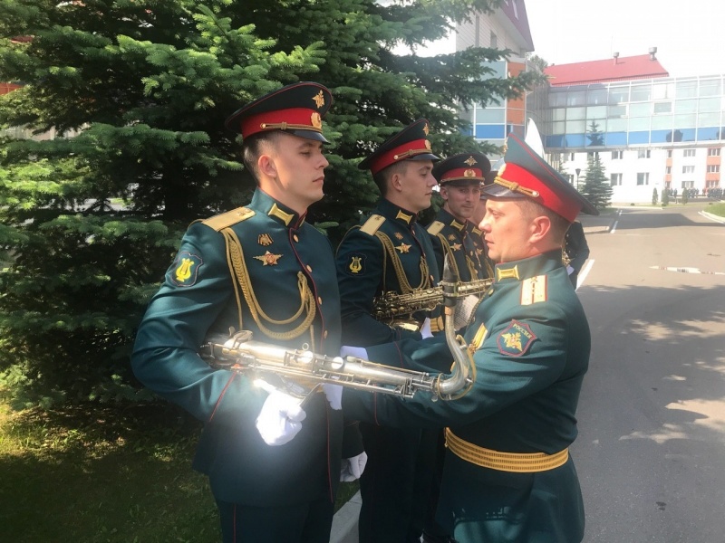 Оркестр Центра готовится к Параду Победы на Красной площади