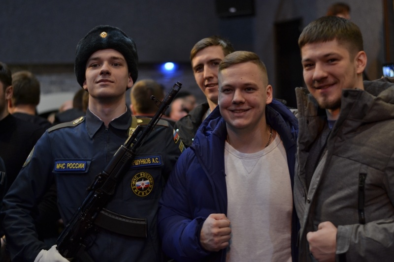 Принятие Военной присяги молодым пополнением Центра
