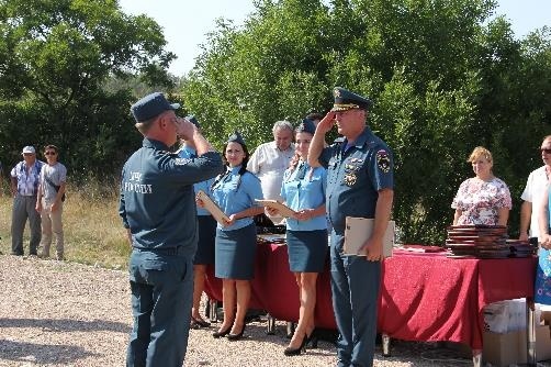 Отряд Центра «Лидер» выполнил задачу по проведению пиротехнических работ на территории Керченской крепости