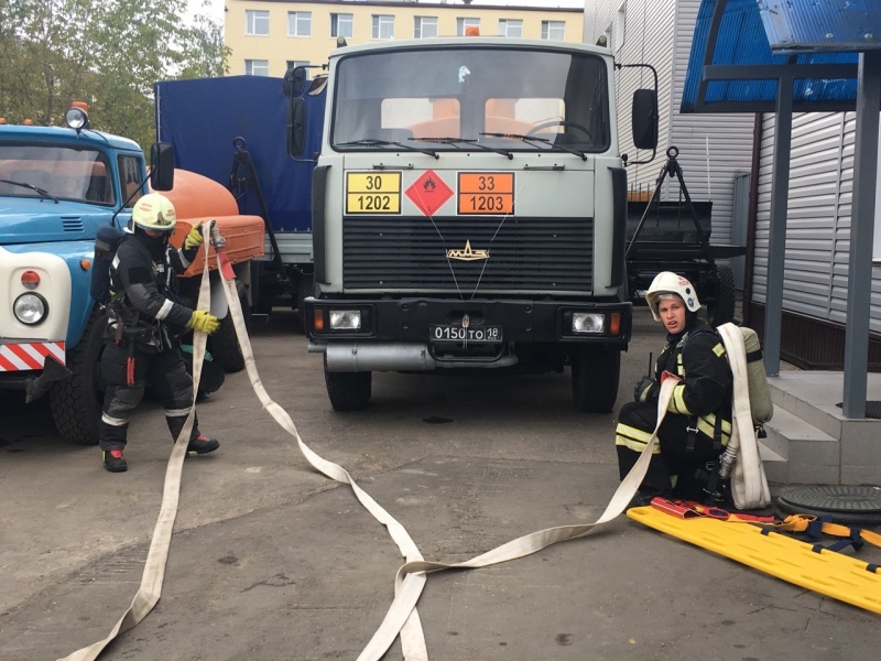 Проведение учебной пожарной тревоги
