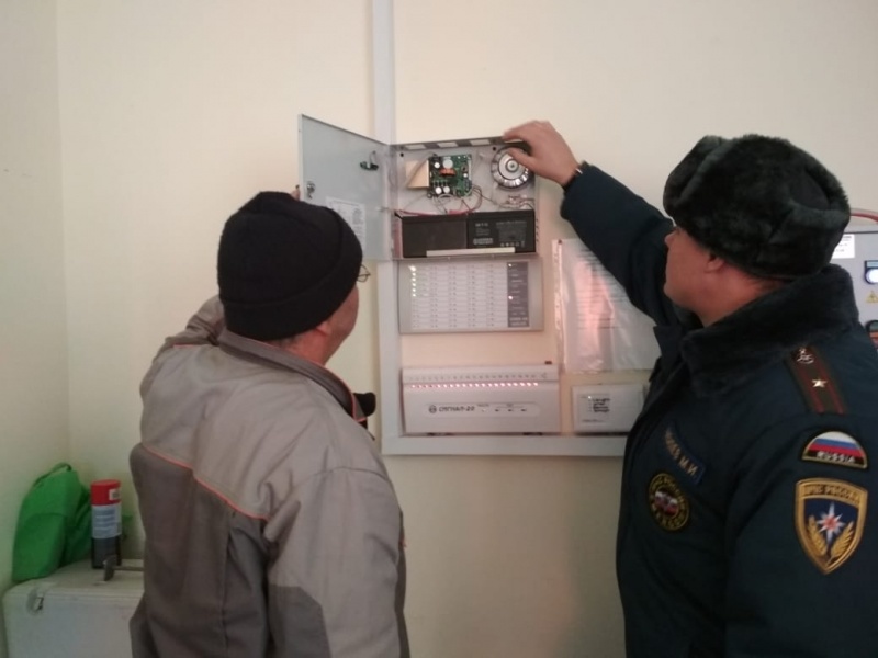 Комплексная проверка противопожарного состояния объектов Центра