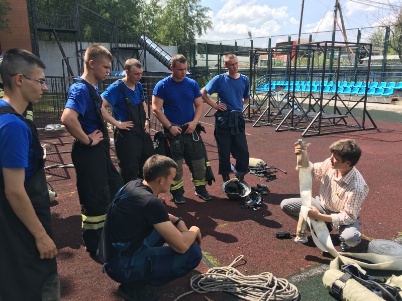 Продолжаются занятия по противопожарной подготовке