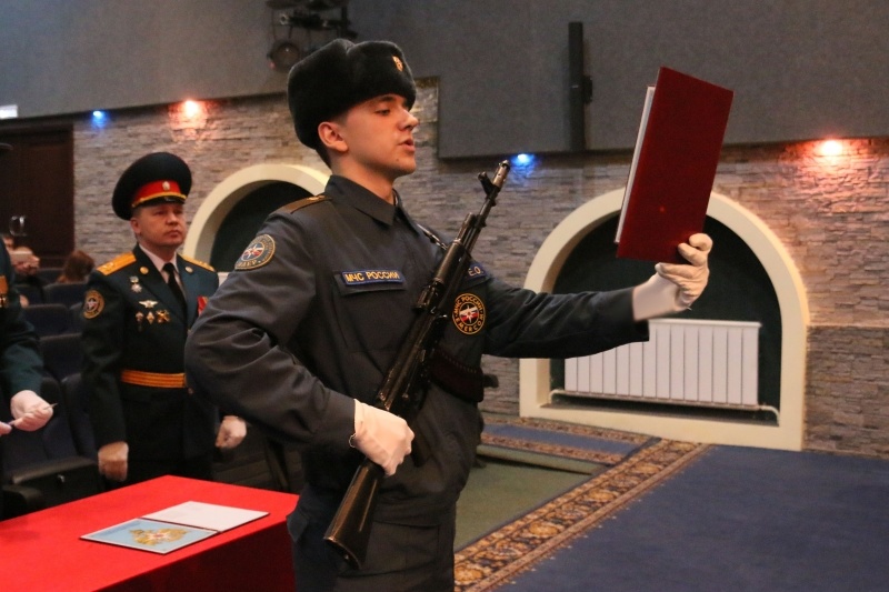 Принятие Военной присяги молодым пополнением Центра