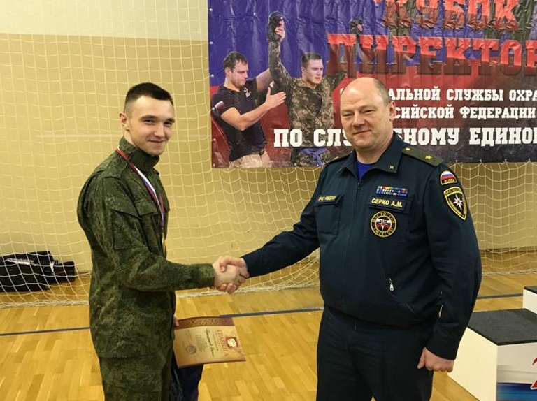 Сотрудник Центра занял первое место на открытом Кубке директора ФСО по служебному единоборству