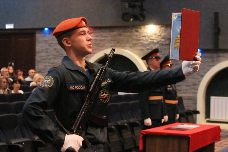 Принятие Военной присяги молодым пополнением Центра