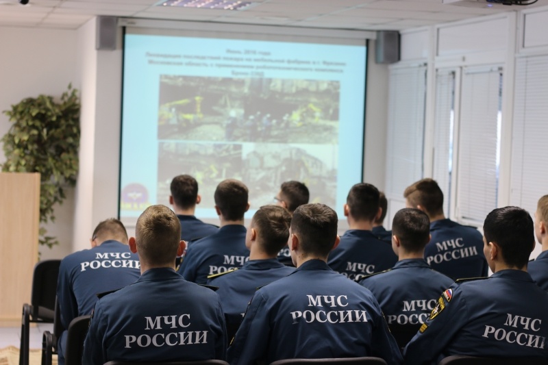 Занятие с курсантами 3 курса АГЗ МЧС России