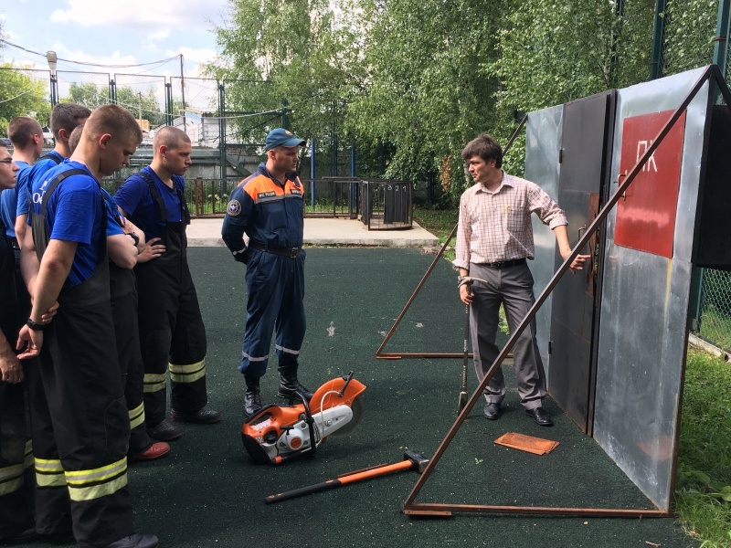 Продолжаются занятия по противопожарной подготовке