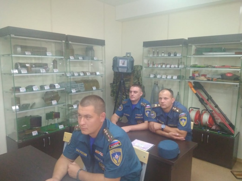 Занятие в Международном противоминном центре ВС РФ