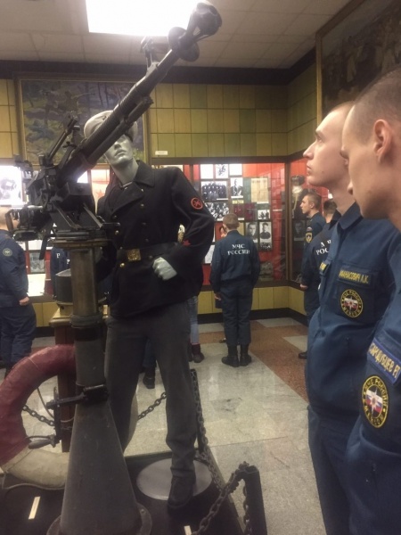 Посещение личным составом базы (обеспечения) музея пограничных войск ФСБ России