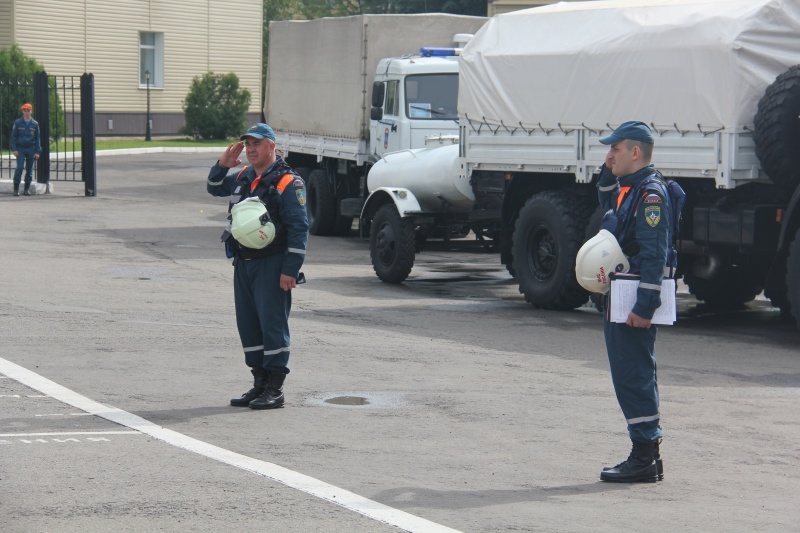 Внезапная проверка готовности Аэромобильной группировки (50 человек)