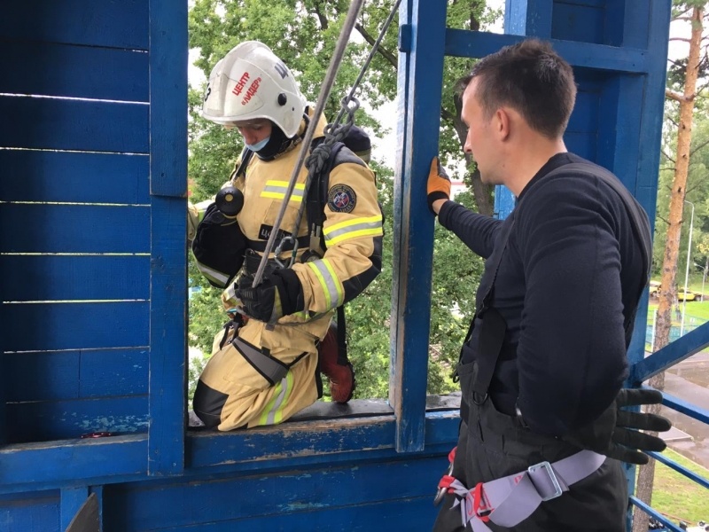Сборы с личным составом, заступающим в пожарный расчет Центра