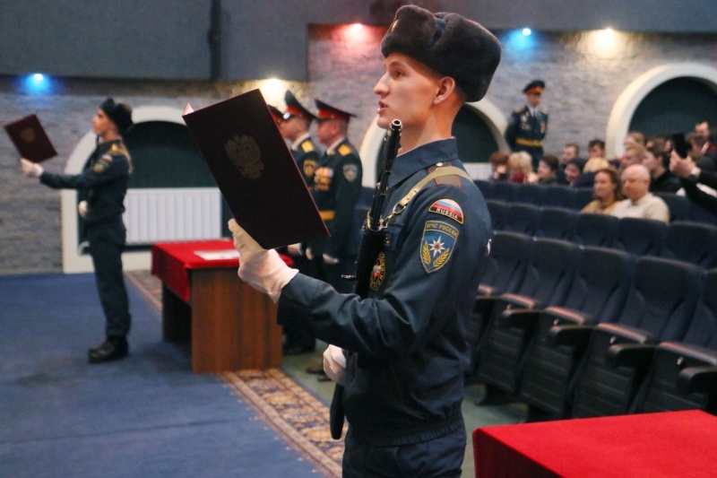 Принятие Военной присяги молодым пополнением Центра